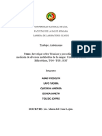 Trabajo Autónomo: Tema: Investigar Sobre Técnicas y Procedimientos en La