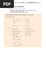 3.1 Strategy For Integration: Quote. "A Math Student's Best Friend Is BOB (The Back of The Book), But Remember