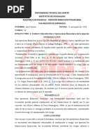 Ensayo Nro. 1 Operaciones Financieras - Ana Carrera