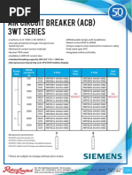 Air Circuit Breaker (ACB) 3WT Series