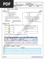 Contrôle TCL1 - M2L2