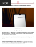 Códigos Secretos de Tu Móvil Que Seguramente No Conocías - Tecnología