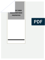 Chapter Three Reservoir Rock Properties