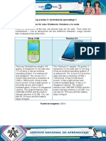 Learning Activity 3 / Actividad de Aprendizaje 3 Evidence: Cell Phones For Sale / Evidencia: Celulares A La Venta