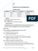 2.7.6 Packet Tracer: Implementación de Conectividad Básica