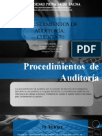 Procedimientos de Auditoria