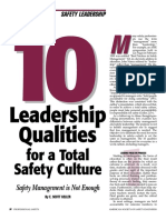 C12SC3-26 Geller - 10 Leadership Qualities For A Total Safety Culture