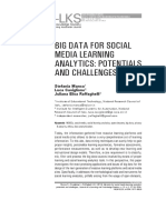 Je-LKS: Big Data For Social Media Learning Analytics: Potentials and Challenges