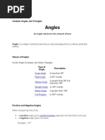 Angles: Subject: Math Content: Angles and Triangles