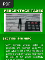 4 Percentage Tax