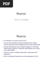 Hypoxia: Prof. K. Sivapalan