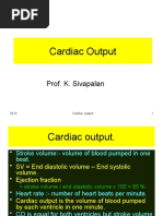 Cardiac Output: Prof. K. Sivapalan