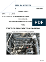 M12 TD 2 F.alimentation en Carburant