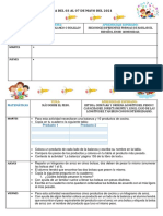 Planeación Del 03 Al 07 de Mayo