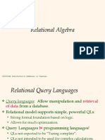 Relational Algebra: CSCD343-Introduction To Databases - A. Vaisman 1