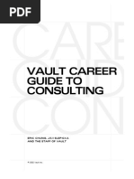 The Vault Guide To Consulting