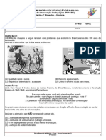 Secretaria Municipal de Educação de Mariana Programa de Intervenção Pedagógica (PIP/CBC) Avaliação 4º Bimestre - História