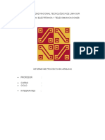 Informe de Arduino - Electronicos