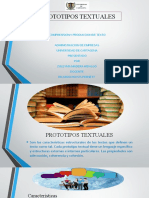 PROTOTIPOS TEXTUALES Actividad