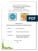 GRUPO 3 PRACTICA Nº2 de MICROBIOLOGIA Norabuena Flores Edith, Bazan Fonseca Gabriela y Martin Chumpitaz Jordan
