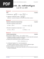 Integration Et Primitive Devoir 2