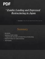 Zombie Lending and Depressed Restructuring in Japan