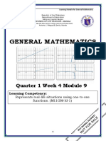 General Mathematics: Quarter 1 Week 4 Module 9