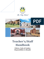 Handout-Teacher's - Staff Handbook 2019-20