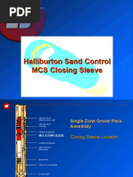 Halliburton Sand Control MCS Closing Sleeve