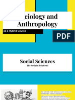 Sociology and Anthropology