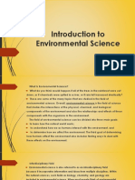 Introduction To Environmental Science