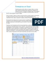 Formularios en Excel