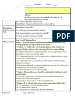 5th Grade Science Curriculum Map