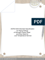 ASTM A420-Standard Specification For Piping Fittings of Wrought Carbon Steel and Alloy Steel For Low-Temperature Service