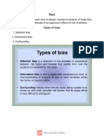 Bias Q Epedemiology Remaining