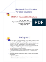 Introduction of Floor Vibration For Steel Structures: Background