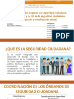 Coordinación de Los Órganos de Seguridad Ciudadana