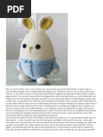 Crochet Eggster Bunny: Iheartgantsilyo