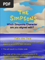 Simpsons Personality Types - Slides