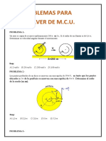 Problemas para Resolver de M.C.U.