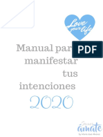 Manual para Manifestar 2020 Somos. Amate