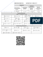 Formulario Mate VI Área III y IV