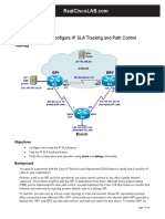 21-CCNP-Route Configure IP SLA Tracking and Path Control