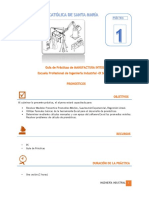 Práctica N°1 - MANUFACTURA - Pronosticos