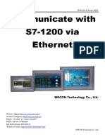 Communicate With S7-1200 Via Ehernet