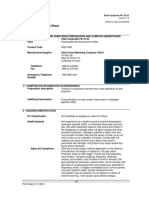 Material Safety Data Sheet: Effective Date 04/29/2009