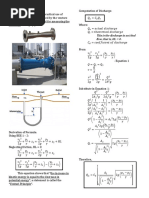 CE 2231 NOTES Venturi Nozzle Pitot Tube