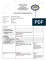 Cot - DLP - Mathematics 3 by Teacher Gracia Agpasa