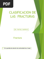 Clasificacion de Las Fracturas