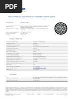 18x18 AWG TC 600V Overall Shielded Control Cable - 8KMP118xxx